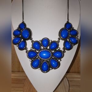 Blue Statement Necklace